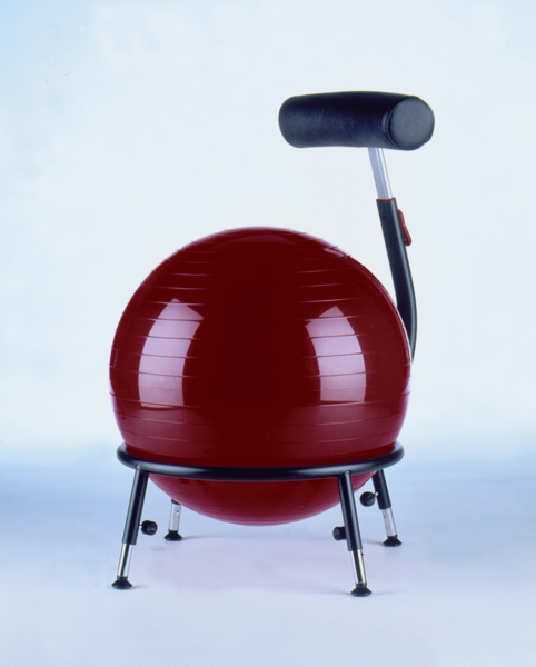 mit Gleitern rot Sitzball-Stuhl Pallone 2